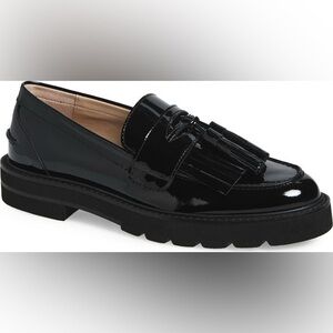 Stuart Weitzman Mila Patent Tassel Loafer (Women)